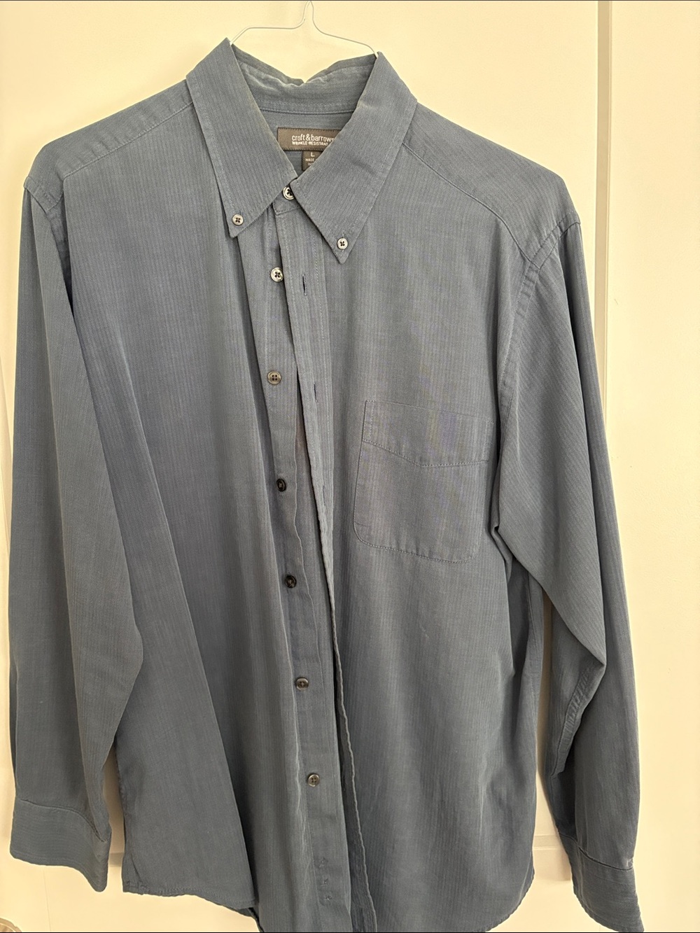 Men's Light Blue Button-Down Shirt